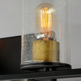 Sleek Bath Vanity Light Antique Brass / Black by Maxim Lighting