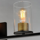Sleek Bath Vanity Light Antique Brass / Black by Maxim Lighting