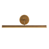 Slender Picture Light — 18 Inch, Vintage Brass