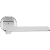 Slim Door Lever in Satin Chrome by Colombo Design