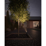 Slim Spot Landscape Spotlight by Dals lighting a garden wall