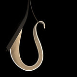 Sling Linear Suspension detail in Dark Smoke, by Hubbardton Forge