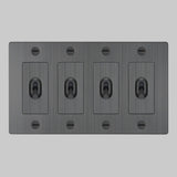 Smoked Bronze without Logo 4G Toggle Switch-Cross by Buster and Punch