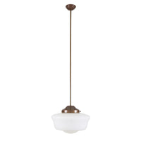 Sofia Schoolhouse Bar Pendant - Antique Brass