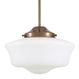 Sofia Schoolhouse Bar Pendant - Antique Brass