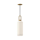 Soji Pendant — 6 Inch, Aged Gold/Opal Matte Glass