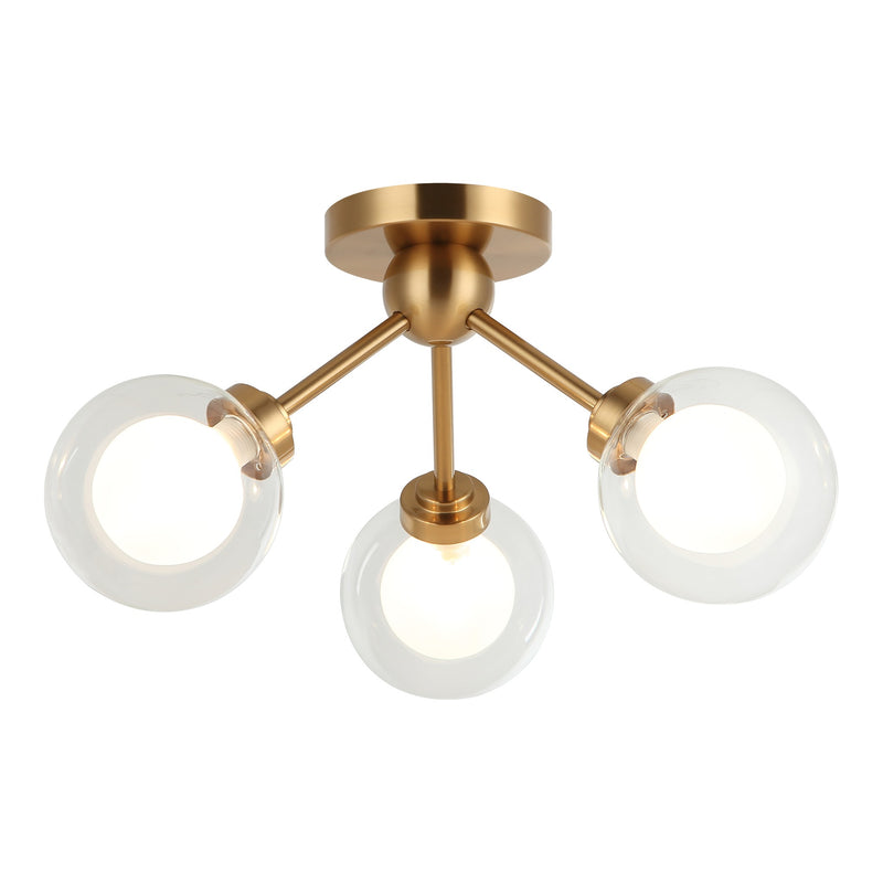 Solaris Ceiling Mount Aged Gold Brass