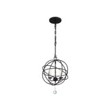 Solaris Chandelier 12.5" Black