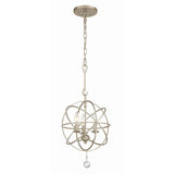 Solaris Chandelier 12.5" Olde Silver