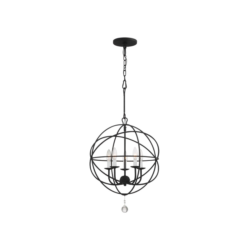 Solaris Chandelier 17" Black