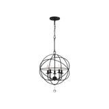 Solaris Chandelier 17" Black