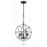 Solaris Chandelier 17" English Bronze
