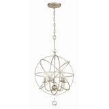 Solaris Chandelier 17" Olde Silver