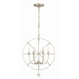 Solaris Chandelier 22.5" Olde Silver