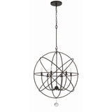Solaris Chandelier 28.5" English Bronze