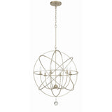 Solaris Chandelier 28.5" Olde Silver