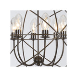 Solaris Outdoor Chandelier by Crystorama - English Bronze, 22.5"