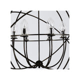 Solaris Outdoor Chandelier by Crystorama - English Bronze, 28.5"