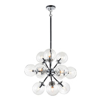 Soleil 12-Light Chandelier Clear