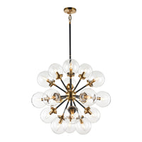 Soleil 18-Light Chandelier Clear