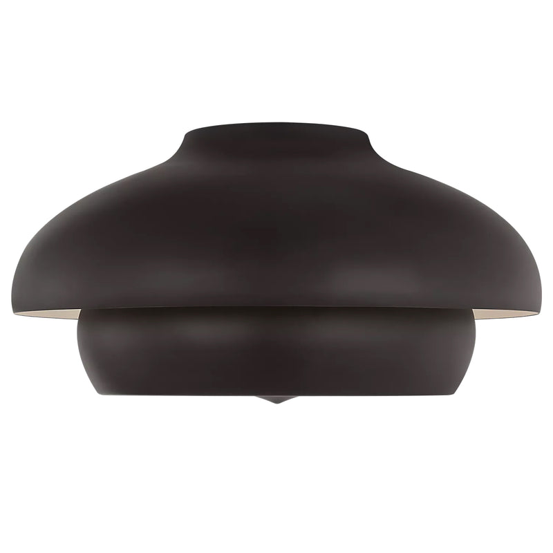 Solene Flush Mount Aged Iron By Visual Comfort Main View 1