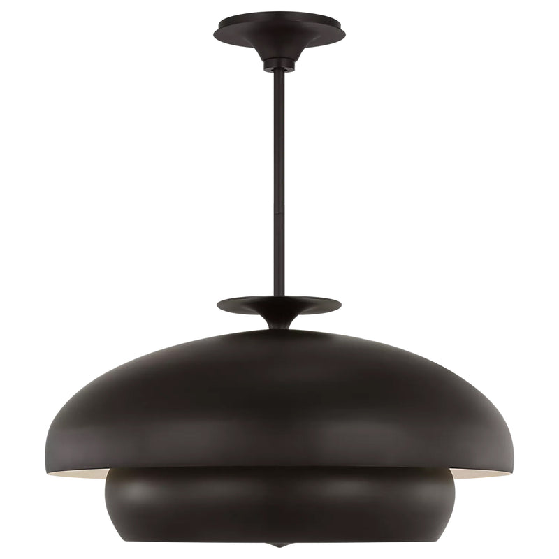 Solene Pendant 24 Small Aged Iron By Visual Comfort Main View 1