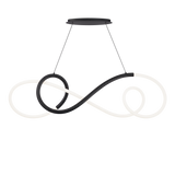 Solo Suspension Medium By WAC Lighting BK