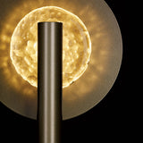 Solstice Wall Sconce detail in Soft Gold, by Hubbardton Forge