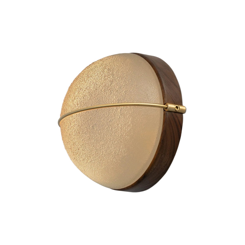 Sona Wall Sconce by Cerno - Walnut, Satin Brushed Brass