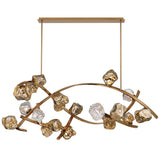 Sorano Linear Chandelier Medium By Lib And Co - Front View