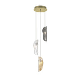 SORRENTO 3 LIGHT CHANDELIER BY LIB&CO, COLOR: MIXED, FINISH: AGED GOLD, , | CASA DI LUCE LIGHTING