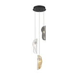 SORRENTO 3 LIGHT CHANDELIER BY LIB&CO, COLOR: MIXED, FINISH: BLACK, , | CASA DI LUCE LIGHTING