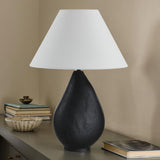 Sotiria Table Lamp Painted Matte Black By Renwil Lifestyle View 1