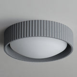 Souffle Flushmount By ET2 Small Gray Finish