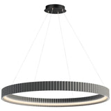 Souffle LED Ring Pendant by ET2 - 41 Inch, Gray