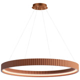 Souffle LED Ring Pendant by ET2 - 41 Inch, Terra Cotta