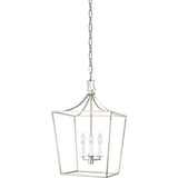 Southold Lantern Chandelier — 13 1/2", Polished Nickel