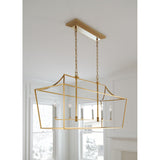 Southold Linear Lantern Chandelier — view 3