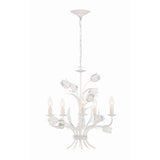 Southport Floral Chandelier 20'' Wet White White
