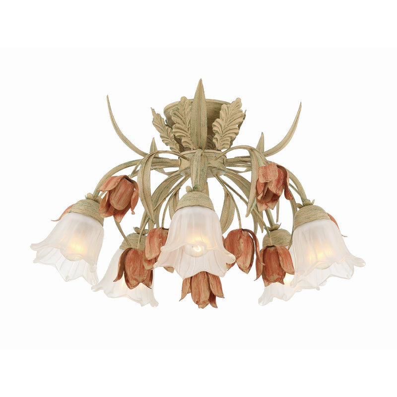 Southport Semi Flush Mount 22'' Sage Rose