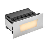 Sparta - Dash 12V LED Small Flat Brick Light - Stainless Steel - by Hinkley