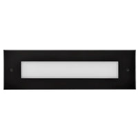Sparta - Dash Flat LED Flush Step Light 120V - Stainless Steel Black - by Hinkley