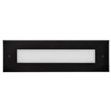 Sparta - Dash Flat LED Flush Step Light 120V - Stainless Steel Black - by Hinkley