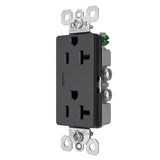 Spec Grade 20A Tamper-Resistant Receptacle in Graphite by Legrand Radiant, alternate view