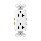 Spec Grade 20A Tamper-Resistant Receptacle in White by Legrand Radiant, alternate view