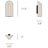 Igloo Wall Lamp by LZF Dimensions