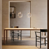 Oblo Pendant by Lodes in Dining Area