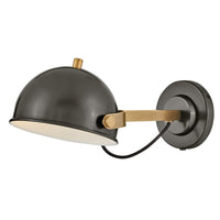 Spence Medium Adjustable Single Light Sconce - Black Oxide - by Hinkley