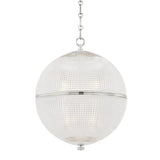 Sphere No. 3 Pendant - 18.25 Inch - Polished Nickel by Hudson Valley