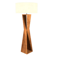 Spin Floor Lamp Imbuia by Accord
